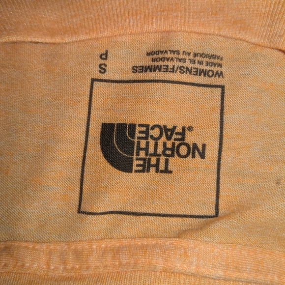 Orange North Face shirt Women's - Picture 3 of 3